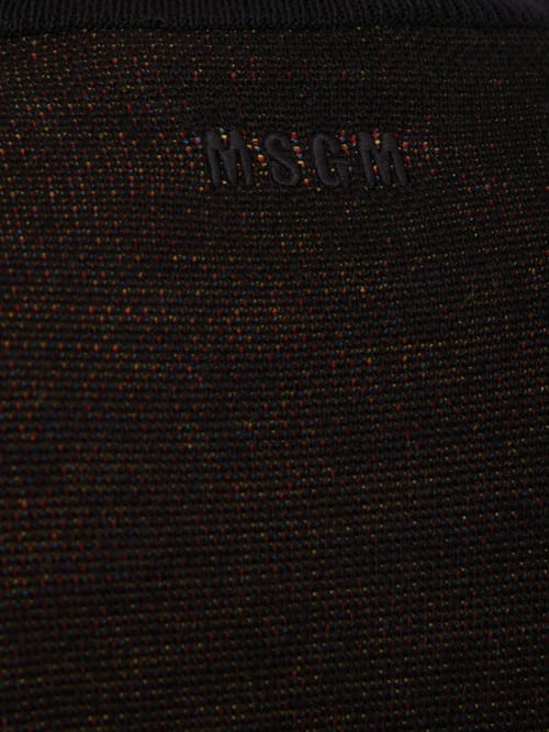 MSGM: Wool blend jacquard sweater