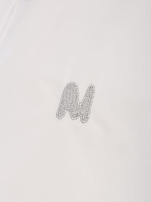 MSGM: Cotton long-sleeve shirt with logo