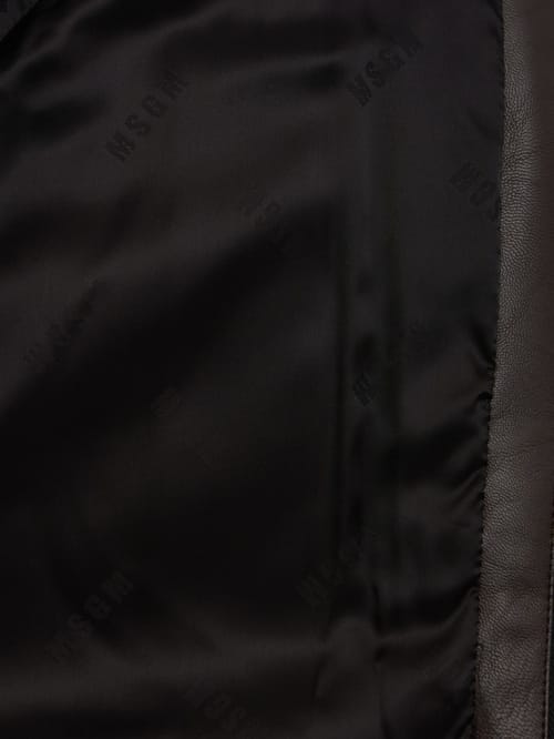 MSGM: Faux shearling bomber jacket