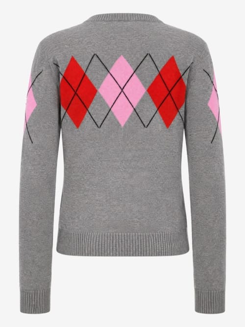 MSGM: Argyle pattern cardigan
