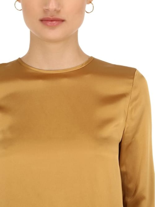 Marques'Almeida: Silk satin midi dress