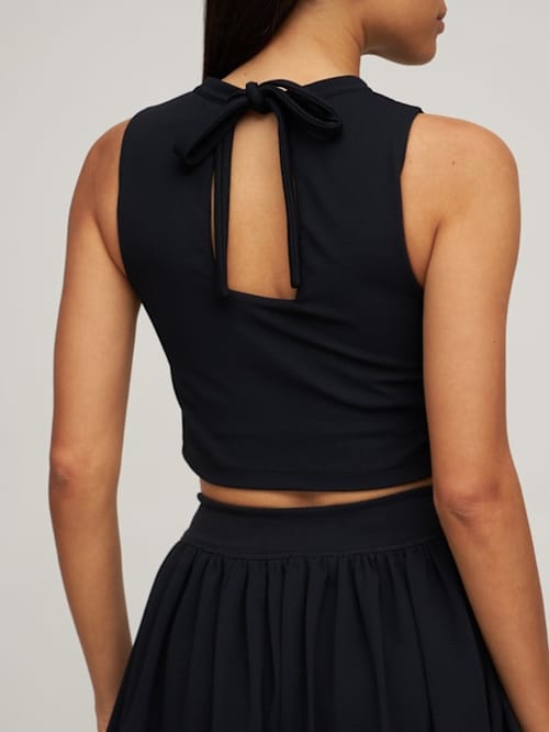 Marysia: Victoria stretch tech crop top