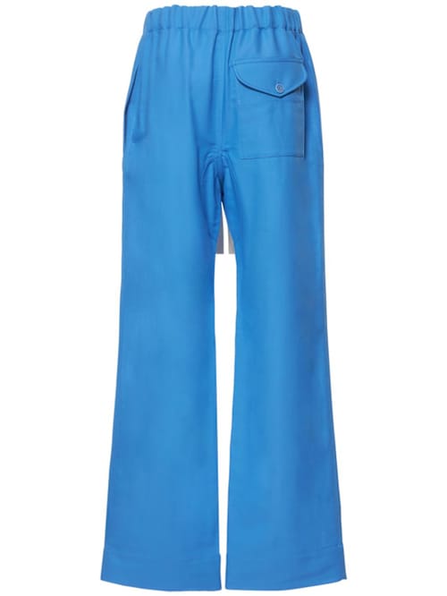 Stella McCartney: Fluid viscose blend high waist pants