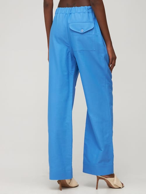 Stella McCartney: Fluid viscose blend high waist pants