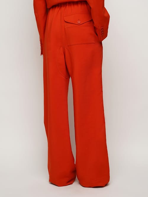Stella McCartney: Fluid viscose blend high waist pants