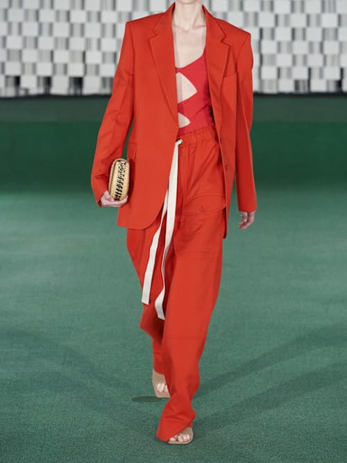 Stella McCartney: Fluid viscose blend high waist pants