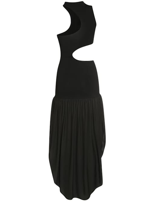 Stella McCartney: Silk midi dress with cut-out