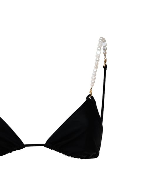 Dolla Paris: Bikini a triangolo con spalline perlate