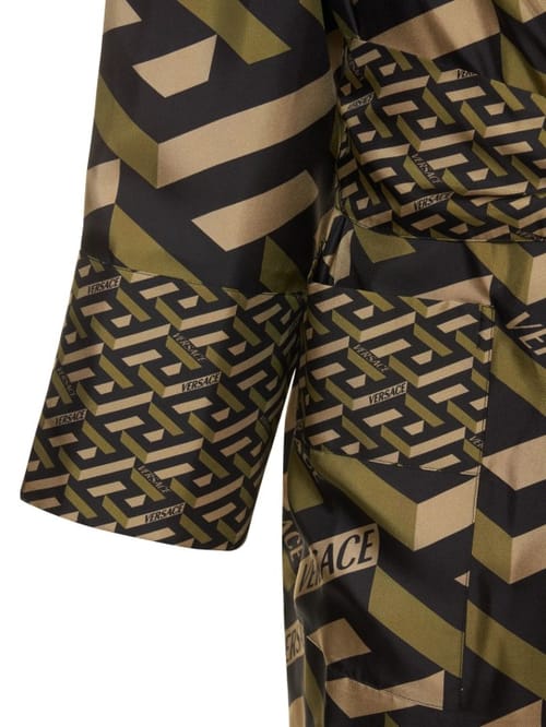 Versace: Monogram睡袍