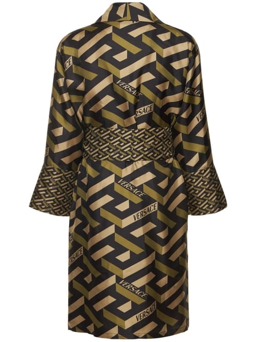 Versace: Monogram睡袍