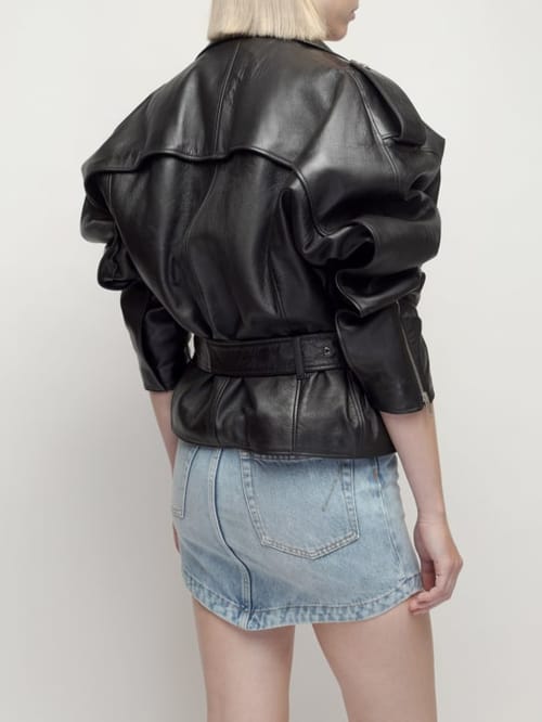 Alexandre Vauthier: Perfecto皮革机车夹克
