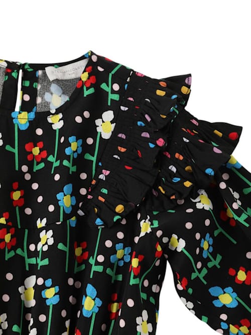 Stella McCartney Kids: 印花天丝迷笛连衣裙