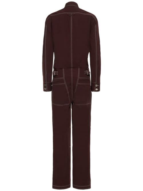 Stella McCartney: 棉质斜纹连身裤