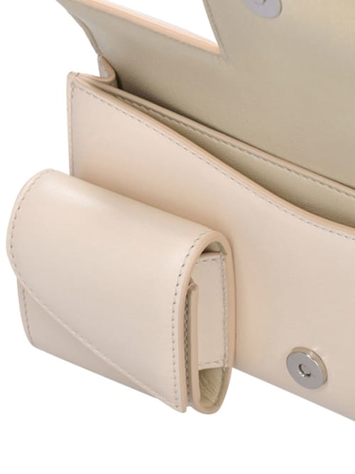 The Row: Calfskin belt with pouch