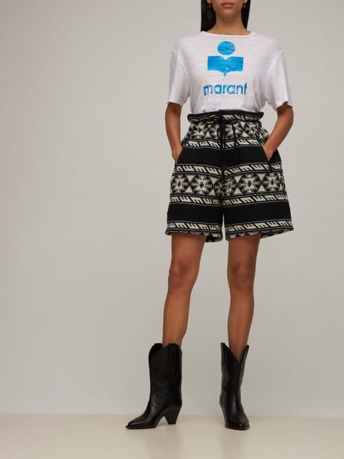 Marant Etoile: Linima棉质短裤