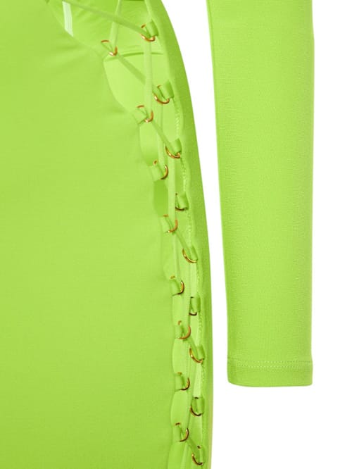 Dundas: Vestido largo de jersey con aberturas