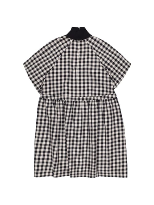 Unlabel: Check printed cotton midi dress