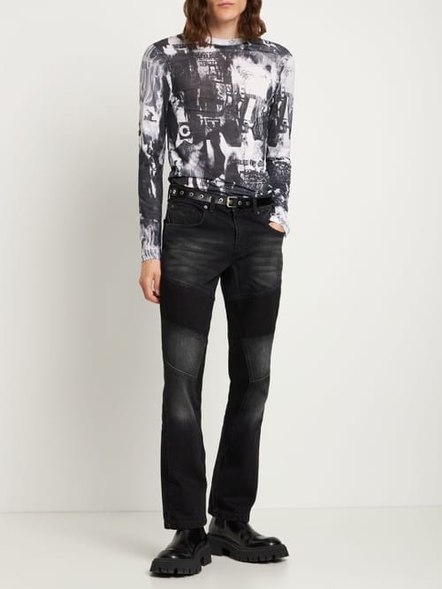 Jaded London: Motocross直筒牛仔裤