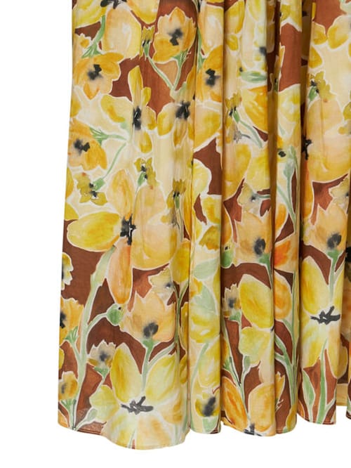 Rosie Assoulin: Vestido midi de algodón halter