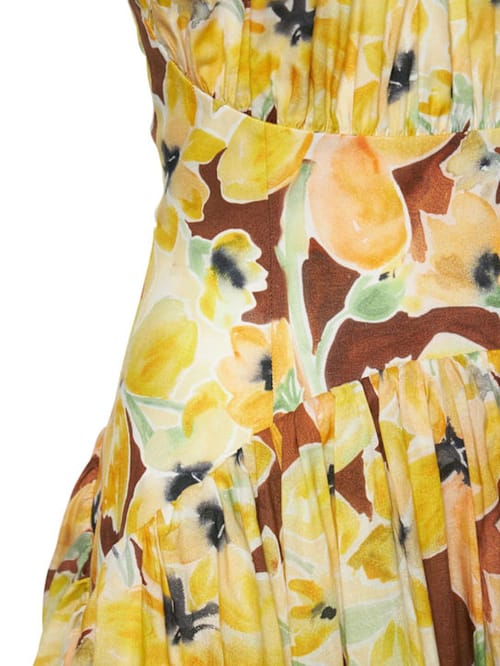 Rosie Assoulin: Vestido midi de algodón halter