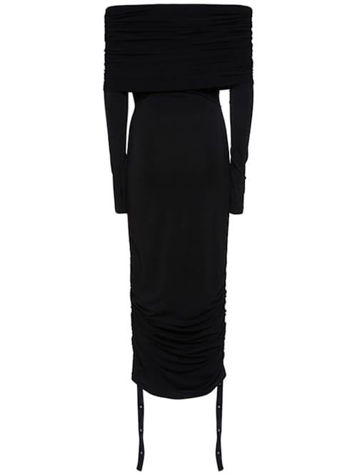 Dion Lee: Off-the-shoulder jersey midi dress