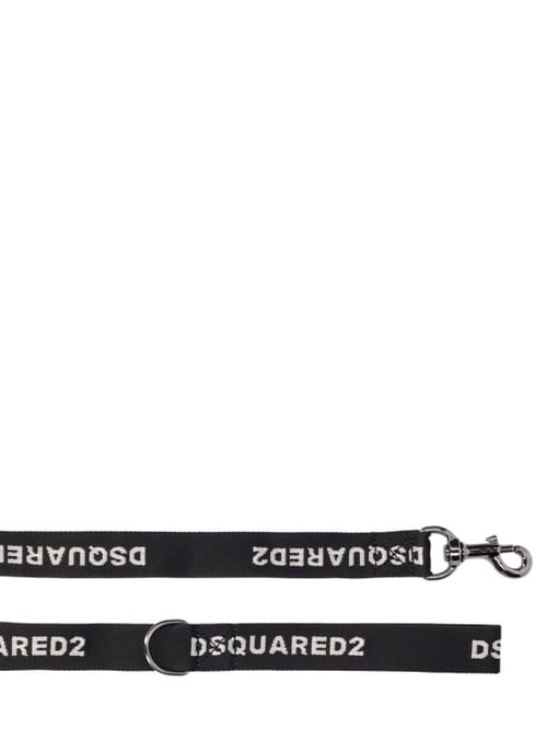 POLDO X DSQUARED2: Logo缎带宠物牵引绳