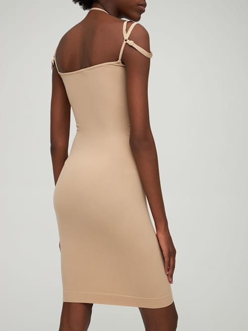 Andreadamo: Cut-out strap midi dress