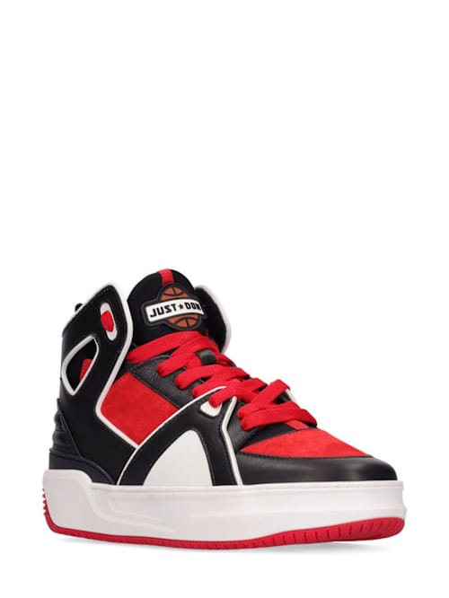 JUST DON: Basketball Courtside Hi皮革运动鞋