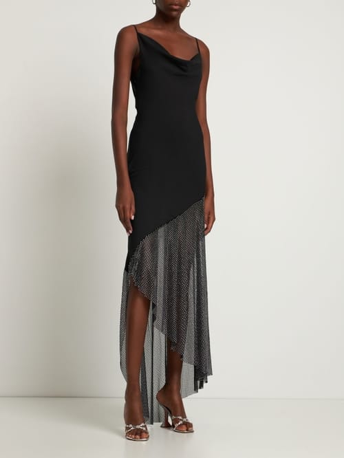 Giuseppe Di Morabito: Asymmetric long dress with crystals