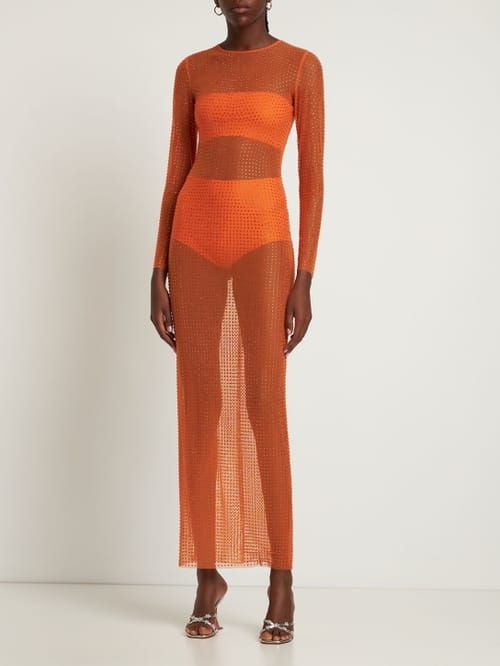 Giuseppe Di Morabito: Maxi dress with crystals