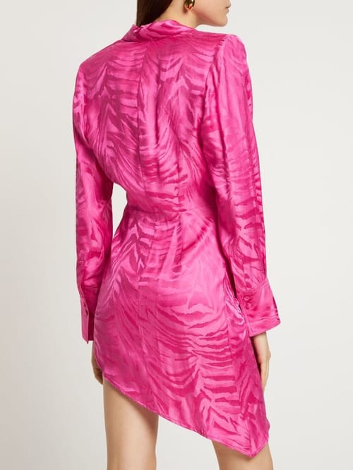 Giuseppe Di Morabito: Draped mini shirt dress