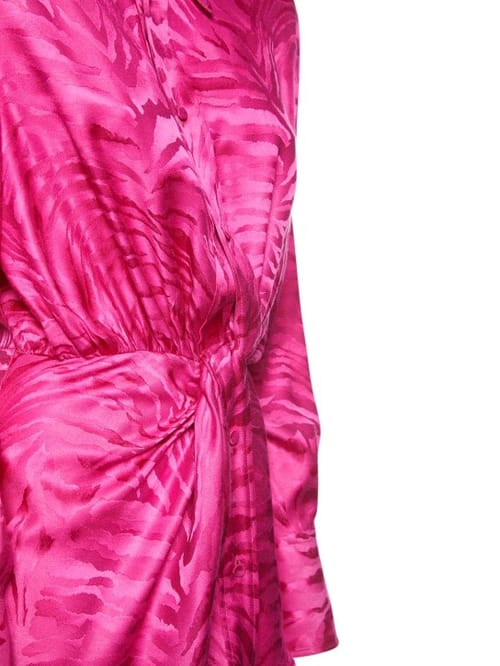 Giuseppe Di Morabito: Draped mini shirt dress