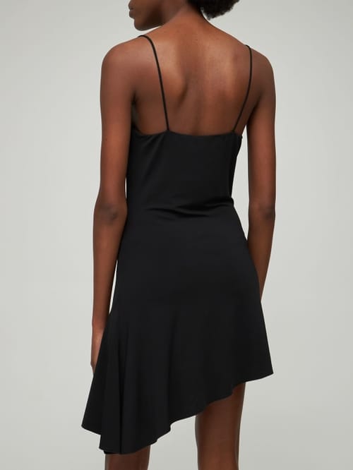 Mach & Mach: Robe courte asymétrique avec cristaux