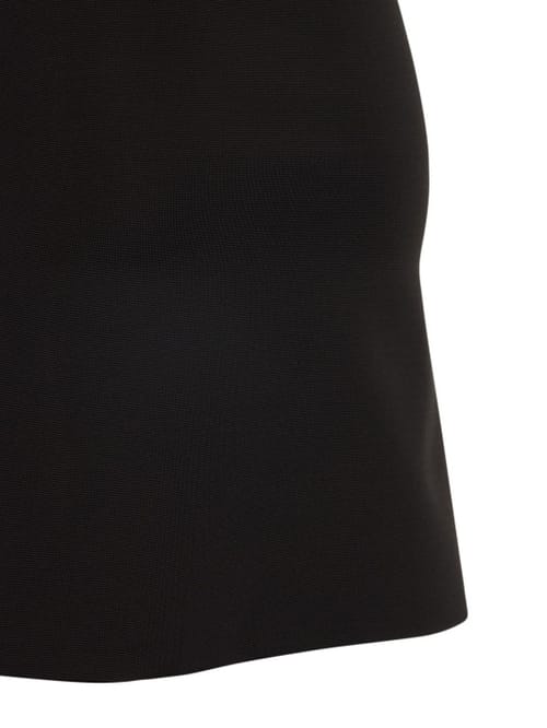 Mach & Mach: Robe courte en jersey à cristaux