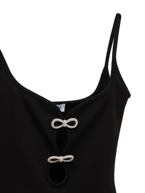 Mach & Mach: Robe courte trapèze à nœuds