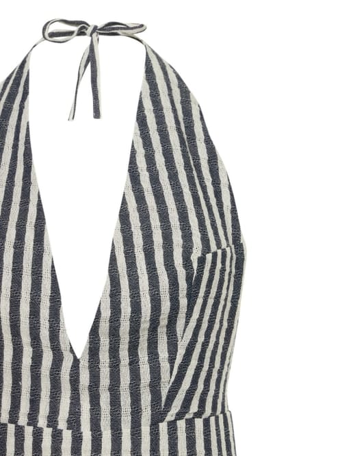 Musier Paris: Striped Cotton-Blend Maxi Dress