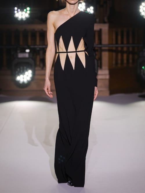 Mônot: One-shoulder cut-out maxi dress