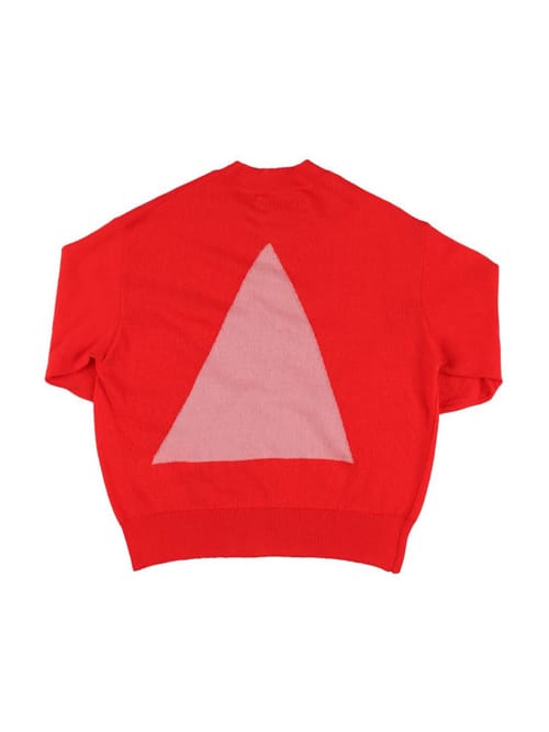 The Animals Observatory: Cardigan in maglia di cotone con intarsio