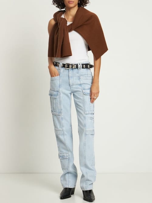 Isabel Marant: Vokayo棉质工装裤