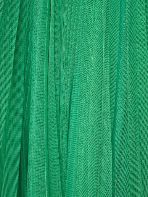 Maria Lucia Hohan: Abito lungo plissé in tulle