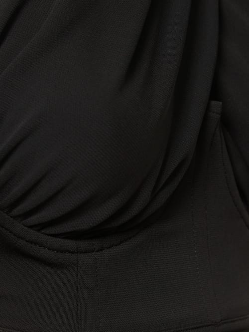 Dundas: Maxikleid aus Jersey mit Cut-outs