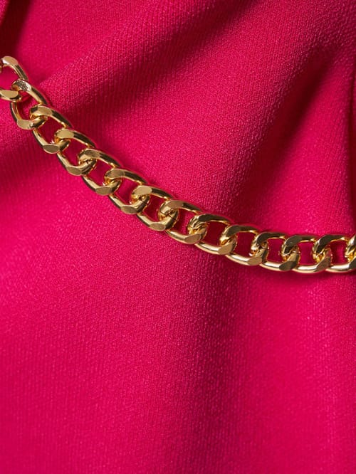 Dundas: Minivestido de punto con aberturas