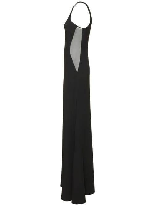 Stella McCartney: 单肩绉纱长款连衣裙