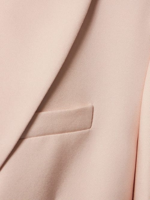 Magda Butrym: 真丝斜纹单排扣西服夹克