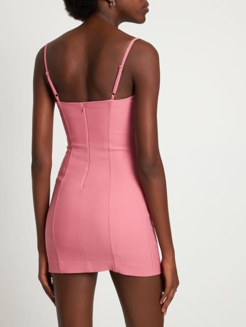 Blumarine: Short dress with heart neckline