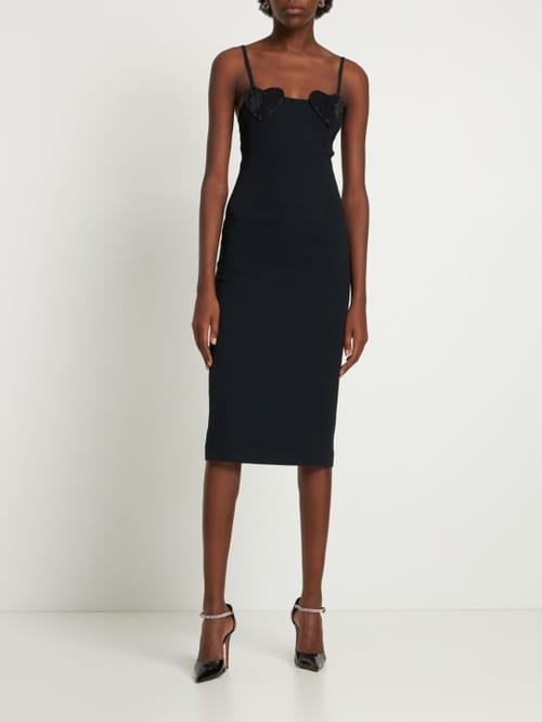 Blumarine: Midi dress with heart cups
