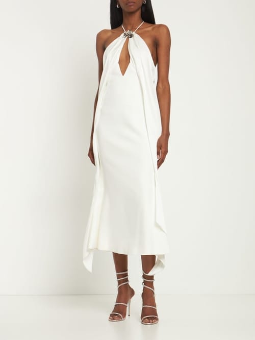 David Koma: Vestito lungo con scollo a V