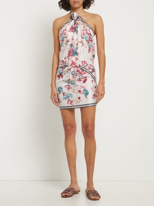 Magda Butrym: Silk halterneck mini dress