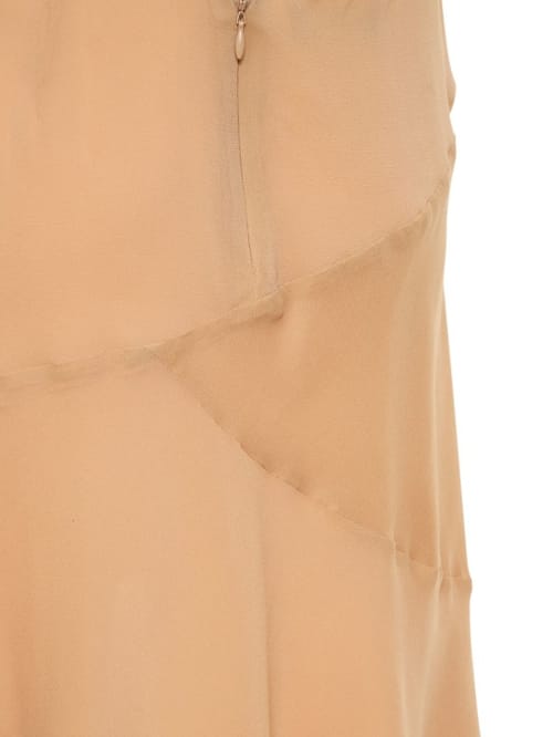 The Andamane: Vestido en seda elástica con aberturas