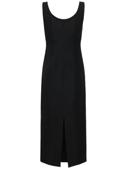 Roland Mouret: Wool and silk midi dress